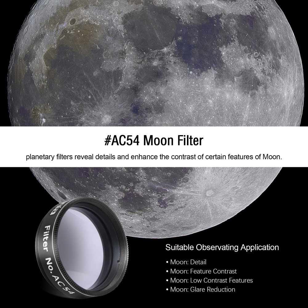 Astromania 1.25" Color / Planetary Moon Filter for Telescope - #AC54
