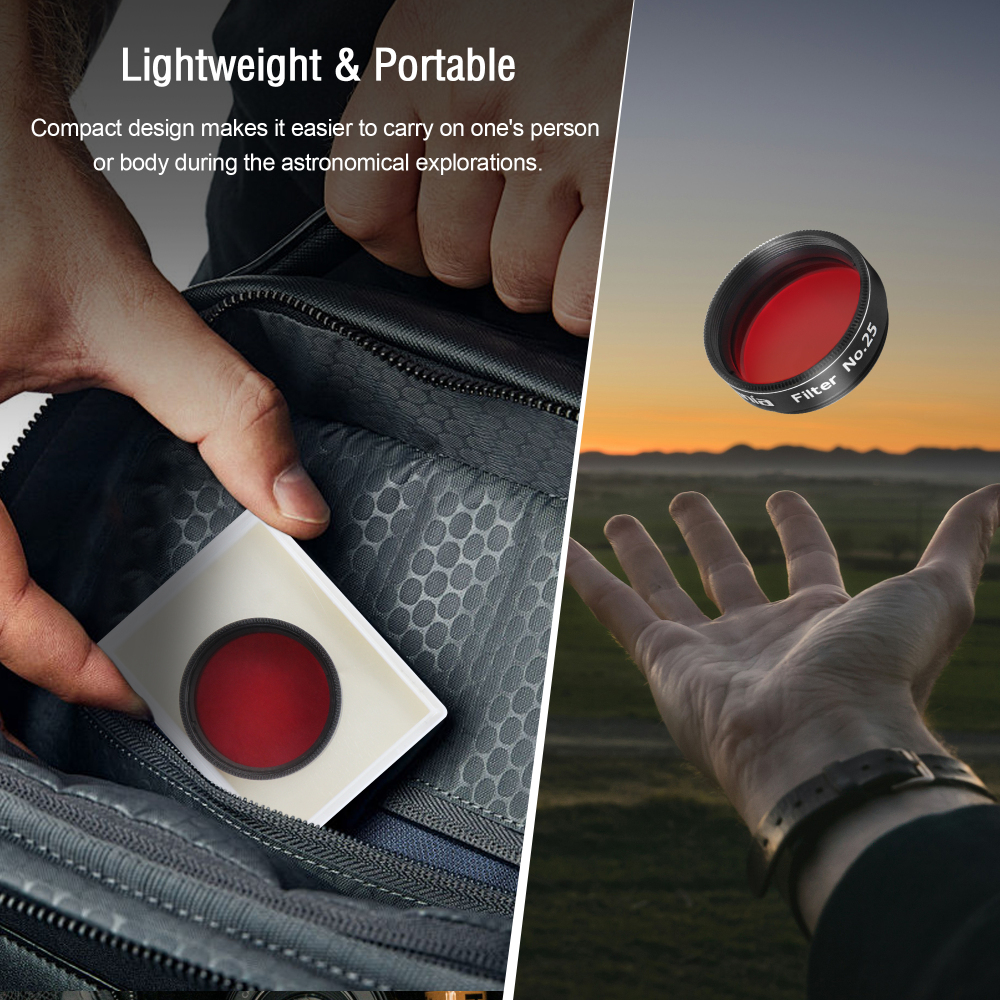 Astromania 1.25" Color / Planetary Filter - #25 Red