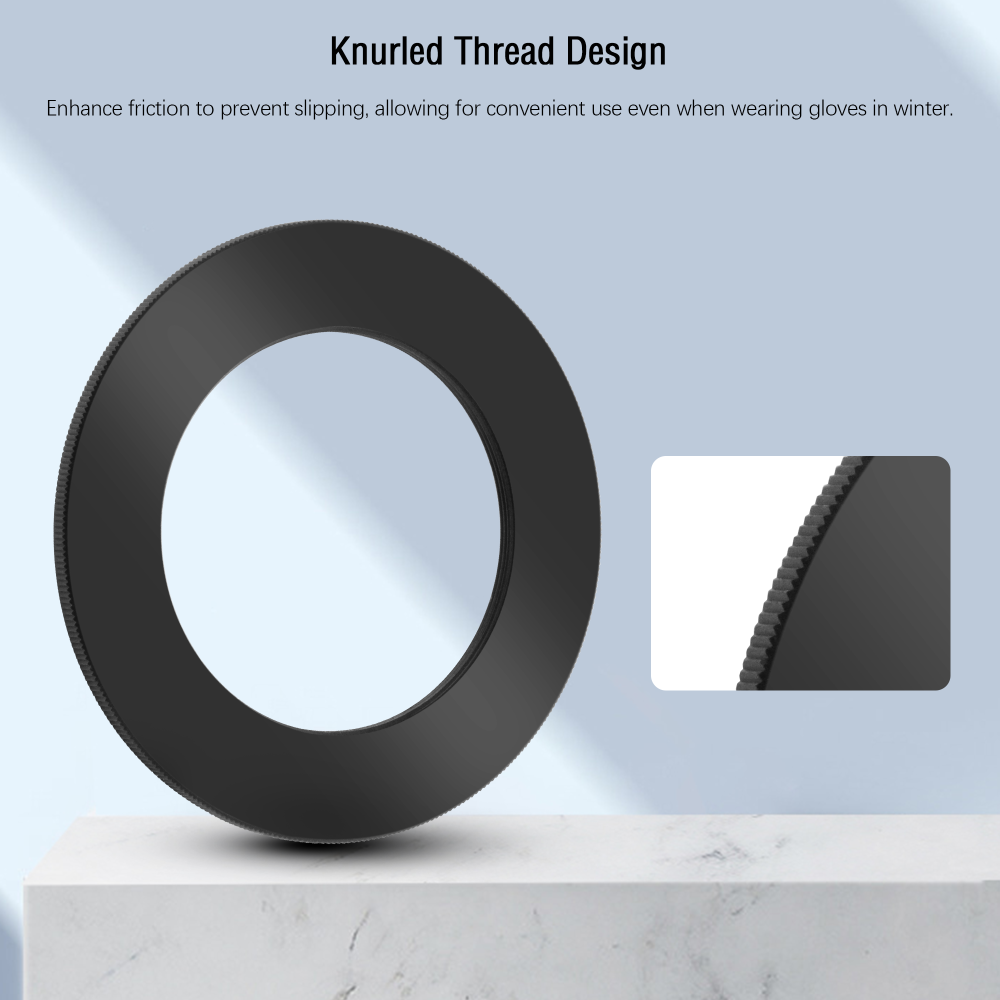 Astromania M42x0.75 Female Rotation Lock Ring Telescope Adapter, Metal Aluminum Telescope Accessories to Mount to Adapter with M42 T/T2 Male Thread for Astronomical Telescope