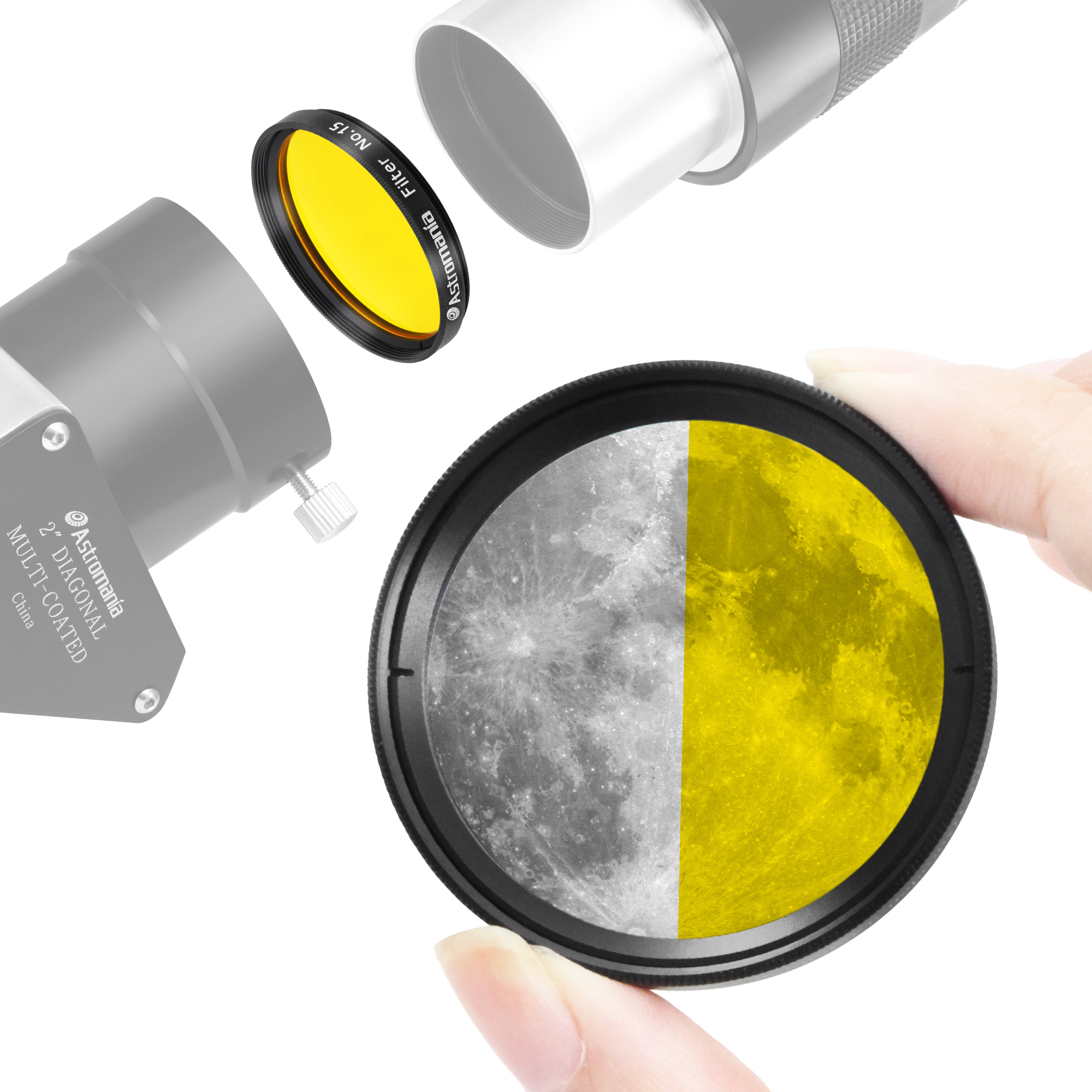 Astromania Telescope Filter, Planetary Filter With Benin - View #2