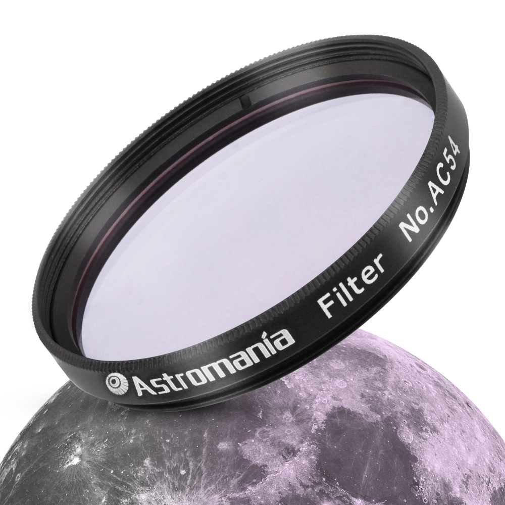 Astromania Telescope Filter 2 Inches, Moon Filter Aluminum Frame for Astronomical Telescope Eyepiece, Telescope Planetary Color filter Suitable for Enhancing Contrast in Lunar Observation - #AC54
