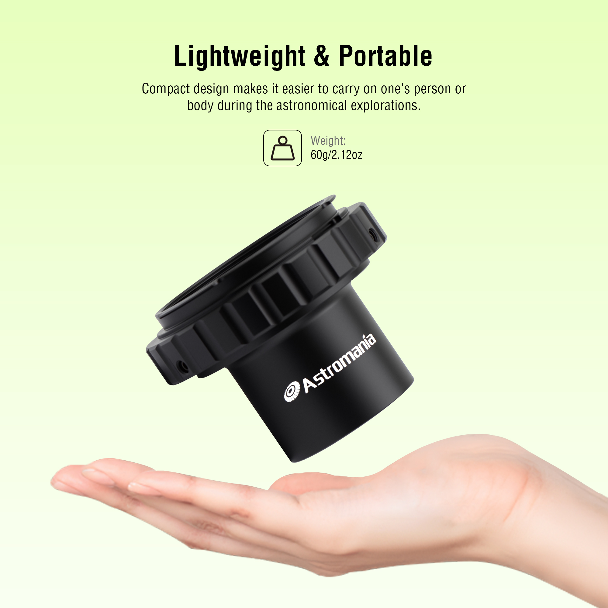 Astromania T2 T Ring and M42 T-Mount Telescope Camera Adapter, T-Ring for Nikon SLR/DSLR Camera with F-Bayonet & T Adapter 1.25 inches Astrophotography Telescope Accessory Fit for Astronomy Telescopes