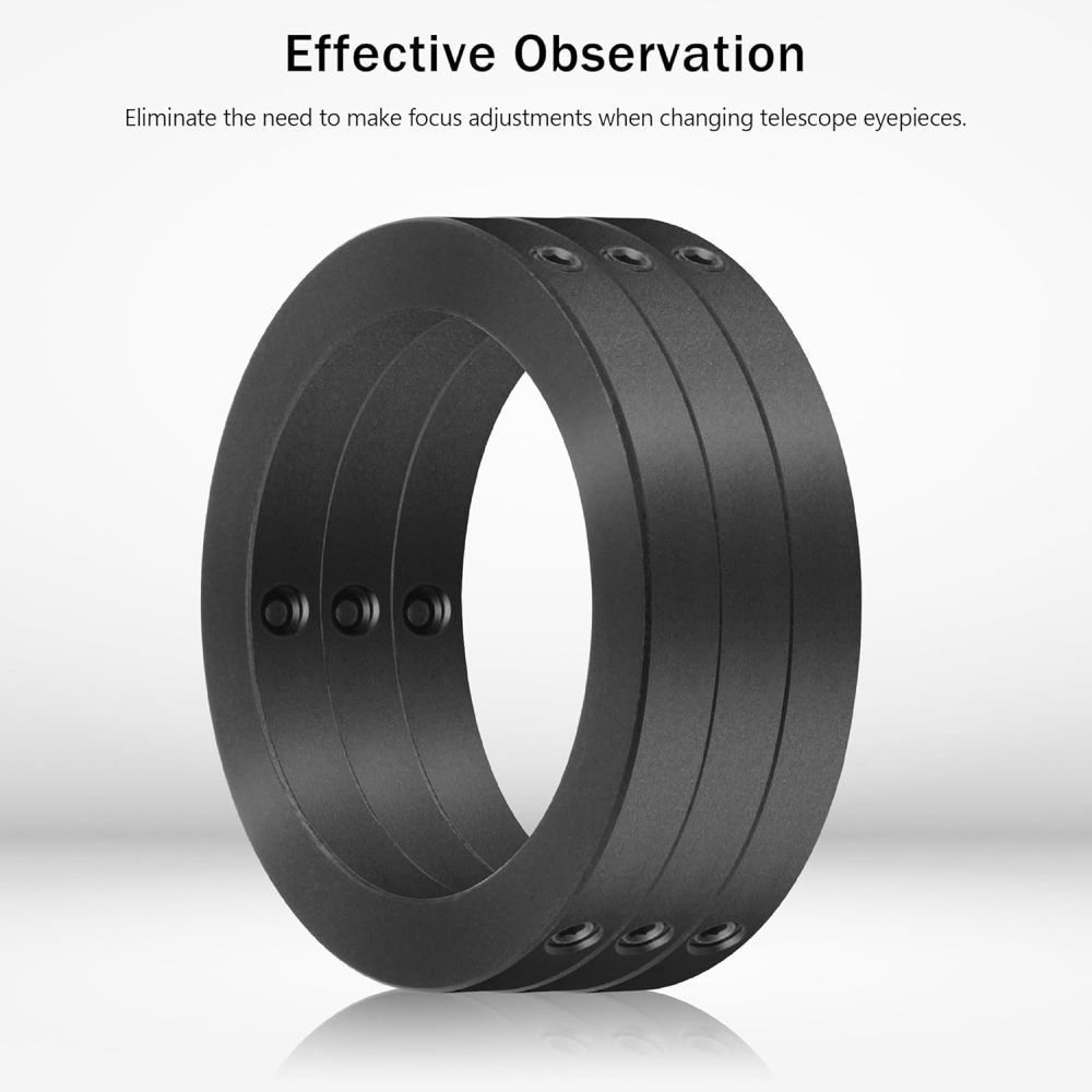 Astromania 1.25" Telescope Eyepiece Parfocal Rings, Set of Three