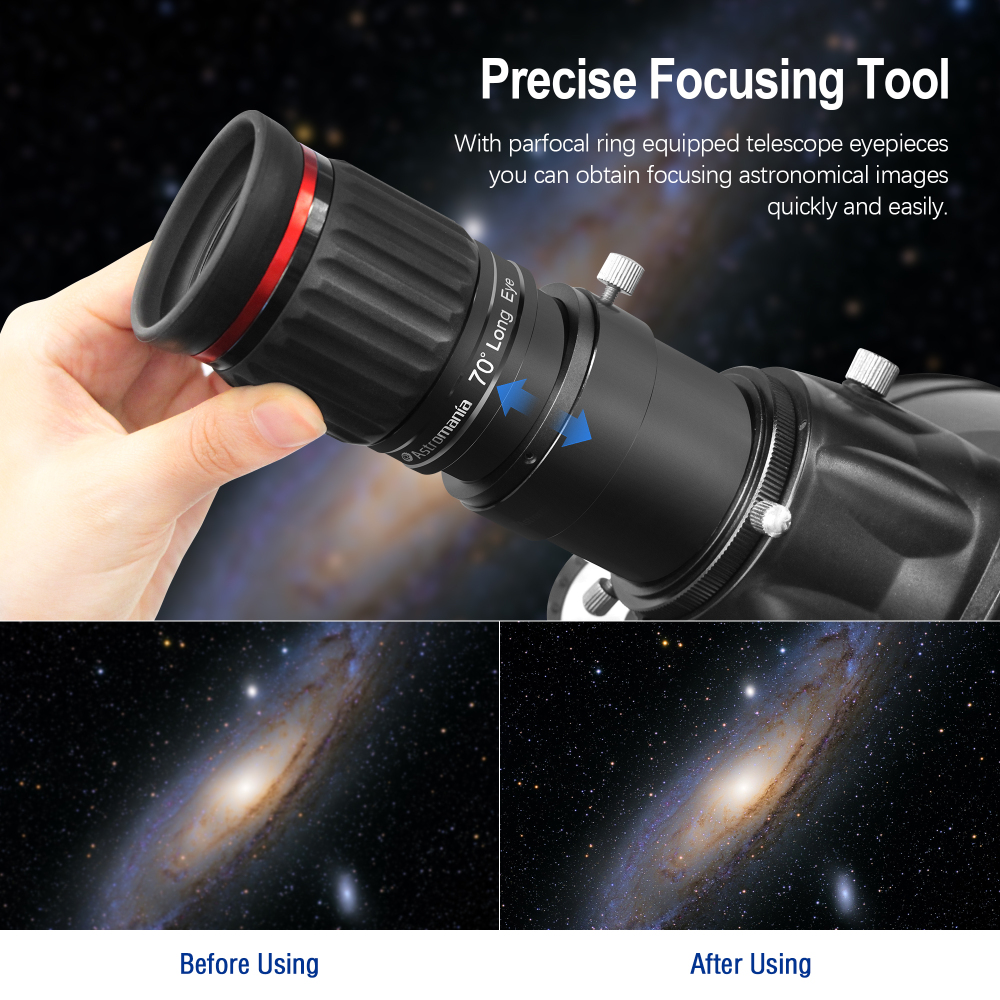 Astromania 2" Parfocal Telescope Eyepiece Rings, Set of Two