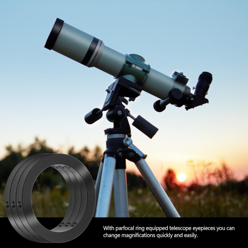 Astromania 1.25" Telescope Eyepiece Parfocal Rings, Set of Three