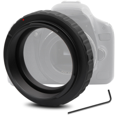 Astromania Metal T-ring Adapter for Canon EOS DSLR/SLR (Fits All Canon EOS SLR/DSLR Cameras)