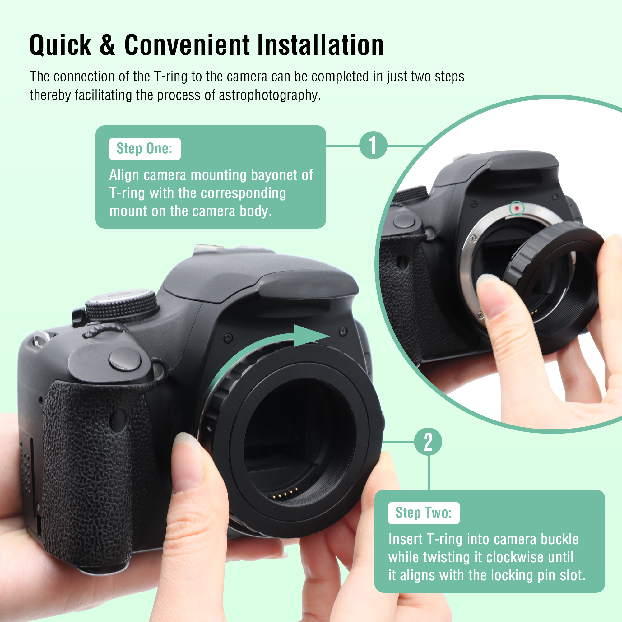 Astromania Telescope/spotting Scope Accessories T-ring for 42mm Pentax-k Camera