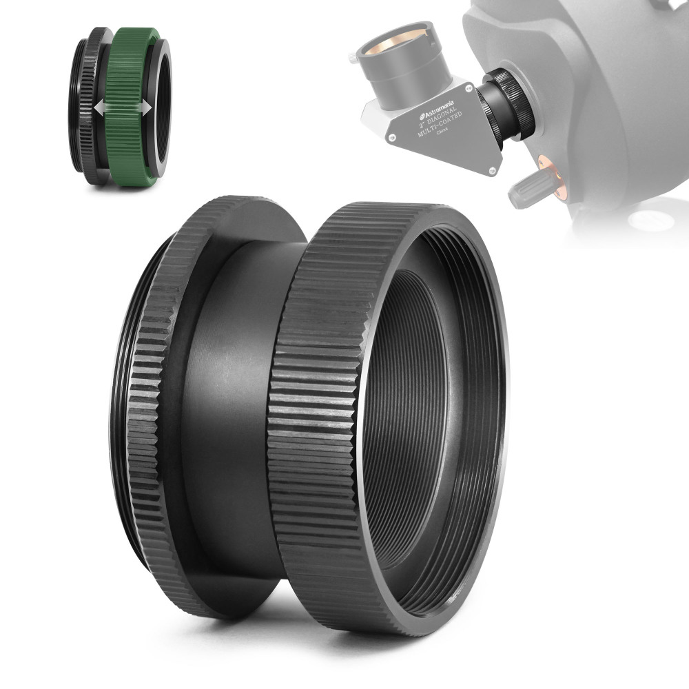 Astromania SCT Adapter for 2" SCT Diagonals - convert compatible push-in (refractor) type diagonals into a standard SCT diagonal