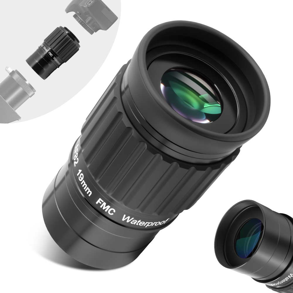 Astromania 2"-82 Degree SWA-19mm compact eyepiece, Waterproof & Fogproof - allows any water enter the interior and enjoy an unobstructed view