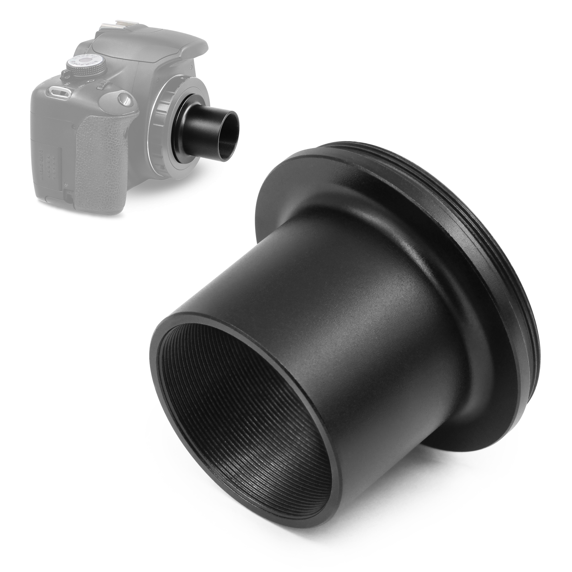 Astromania 1.25" T-Adapter - Can Use Together with T-ring - Connect a DSLR or SLR Camera to a telescope