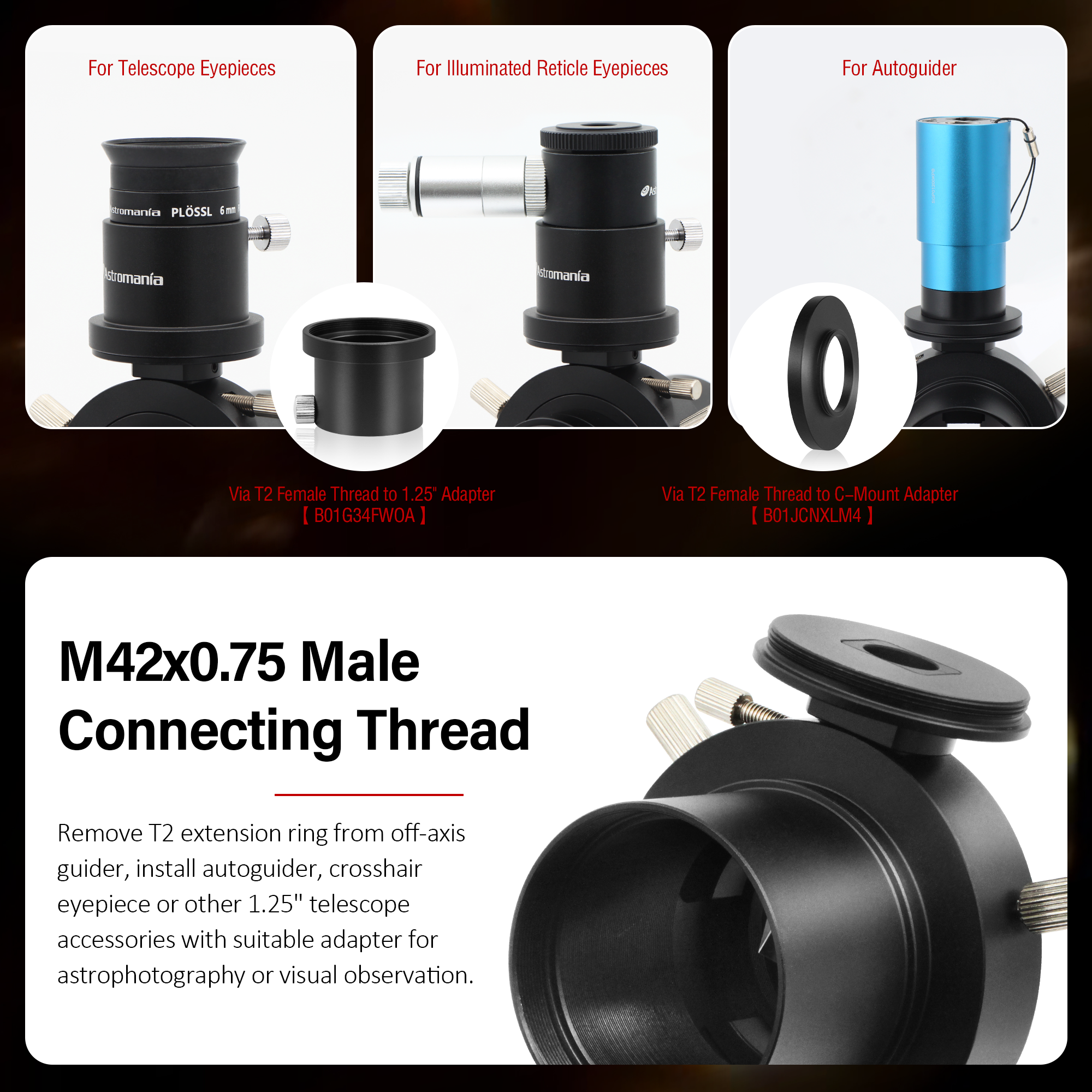 Astromania Deluxe Off-Axis Guider for Astrophotography