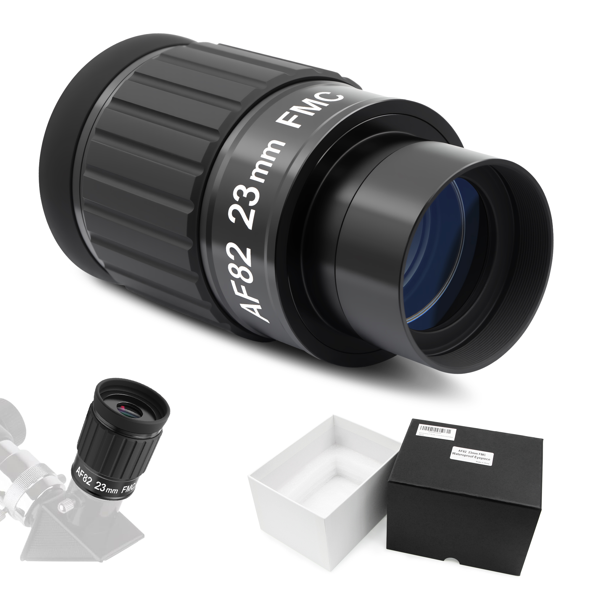 Astromania 2"-82 Degree SWA-23mm compact eyepiece, Waterproof & Fogproof - allows any water enter the interior and enjoy an unobstructed view