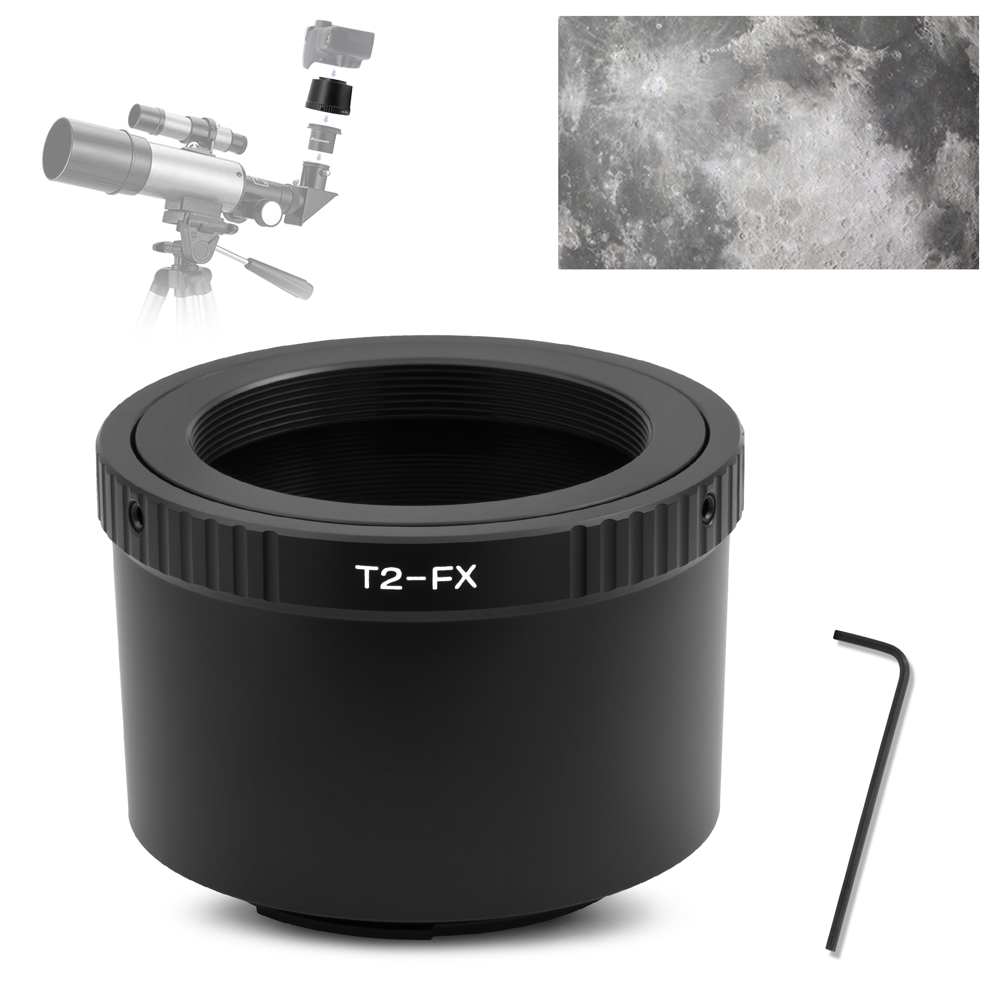 Astromania T T2 Lens to Fuji FX mount Camera adapter Universal screw in for X-T1 X-A1 X-E2 X-M1 X-E1 X-PRO1