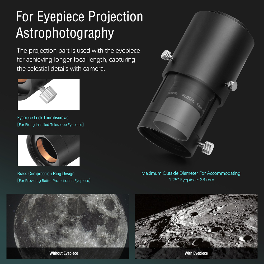 Astromania 2" Variable Universal Camera Adapter