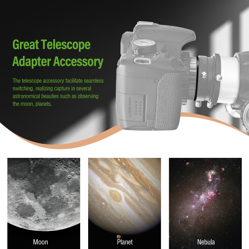 Astromania 2" 2 inch to M48X0.75 Adapter For Telescope Eyepiece Lens