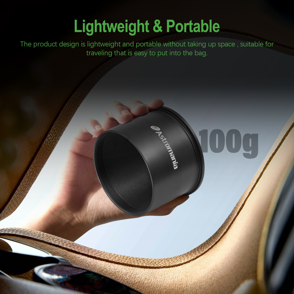 Astromania C Mount To 2" Video Camera Barrel Adapter Telescope Astrophotography