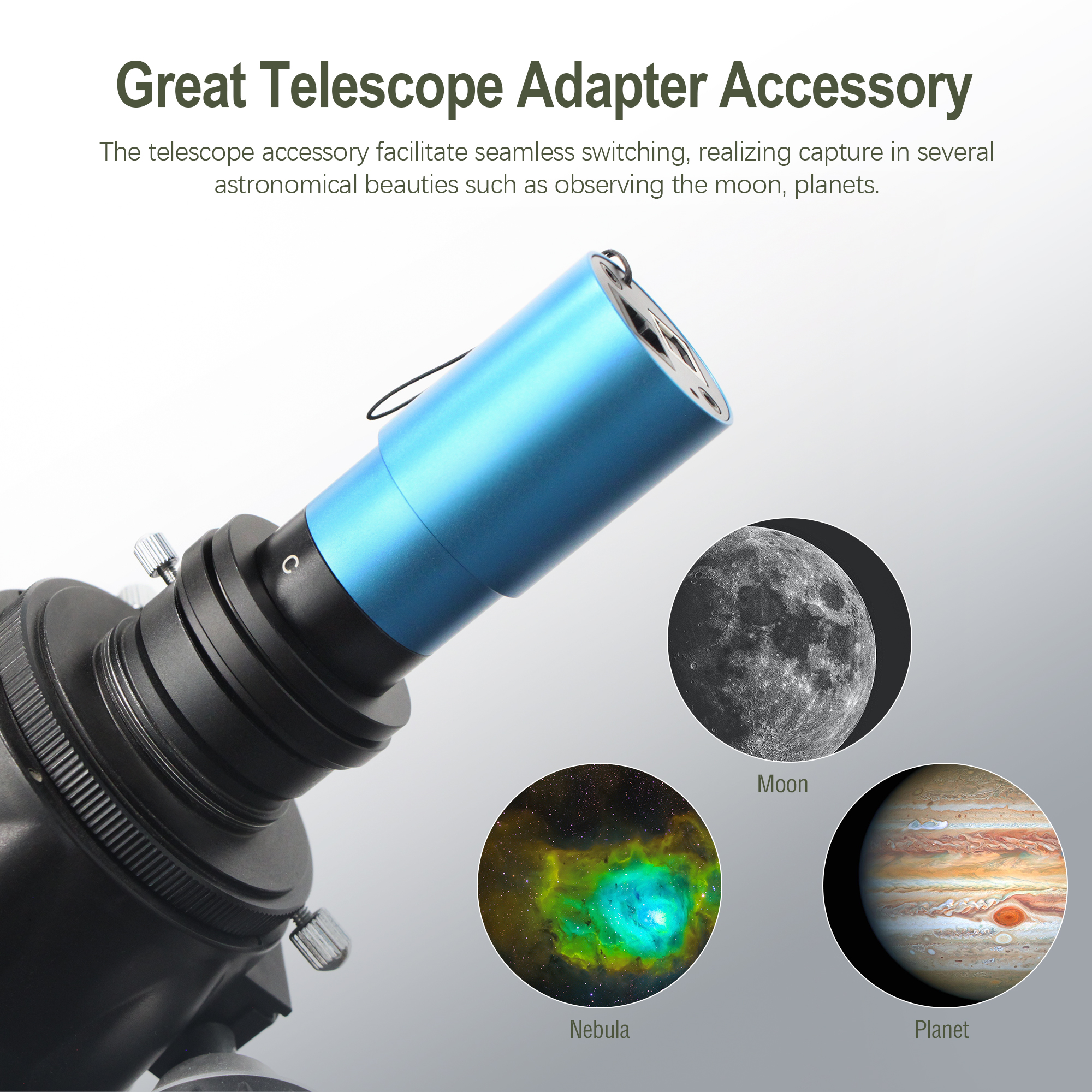 Astromania T2 female thread to C-mount camera adapter,4mm-can easily convert T2 mount port or T2 mount microscope trinocular phototube to C-mount type