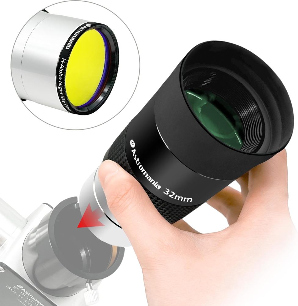 Astromania 2" Kellner FMC 55-Degree eyepiece - 32mm - wide field eyepices with comfortable viewing position