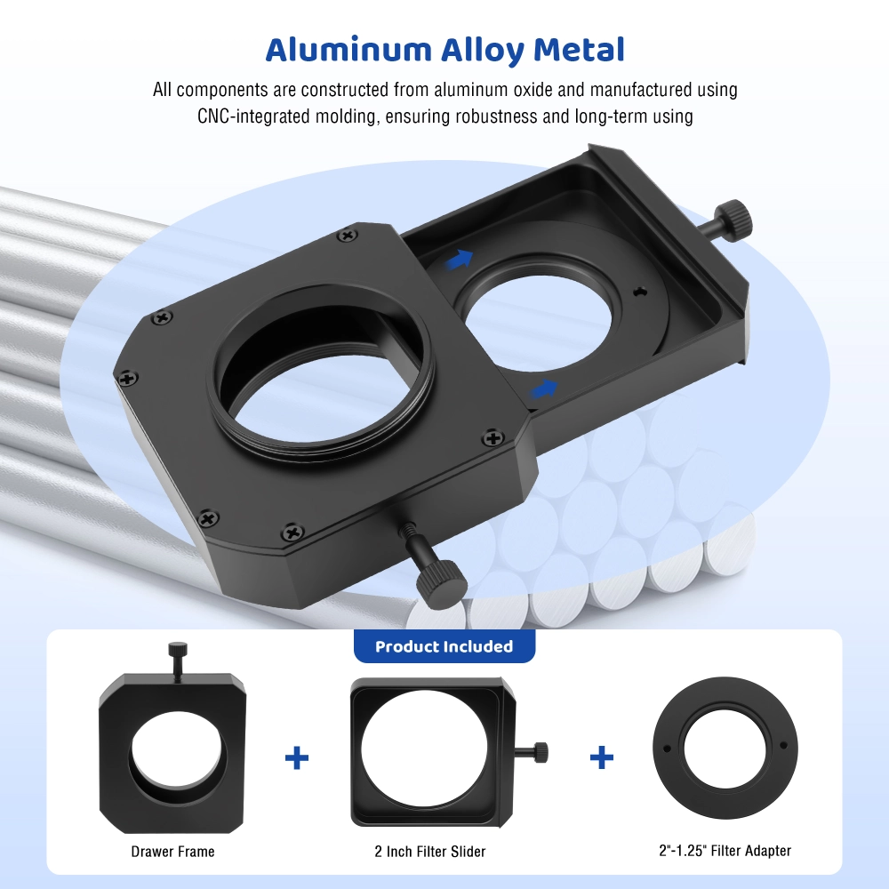 Astromania Telescope Filter Drawer, Astrophotography Filter Drawer with ...