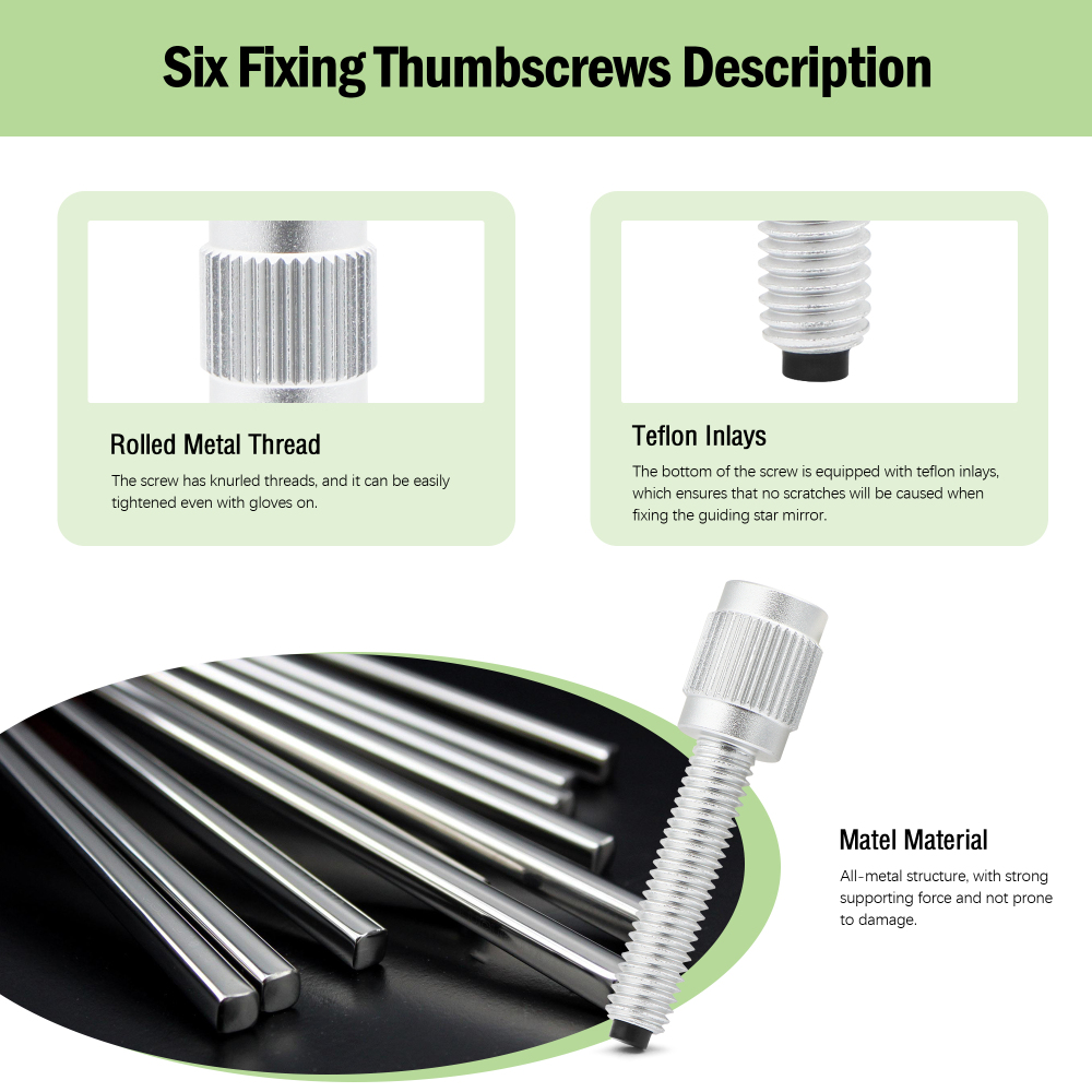 Astromania Adjustable Guiding Scope Rings 105 mm inside diameter (pair) - for Telescope Tube diameter or finders 50 to 103mm