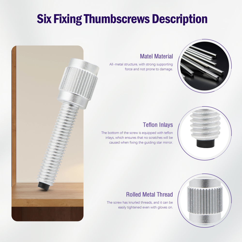 Astromania Adjustable Guiding Scope Rings 152 mm inside diameter (pair) - for Telescope Tube diameter or finders 95 to 150mm