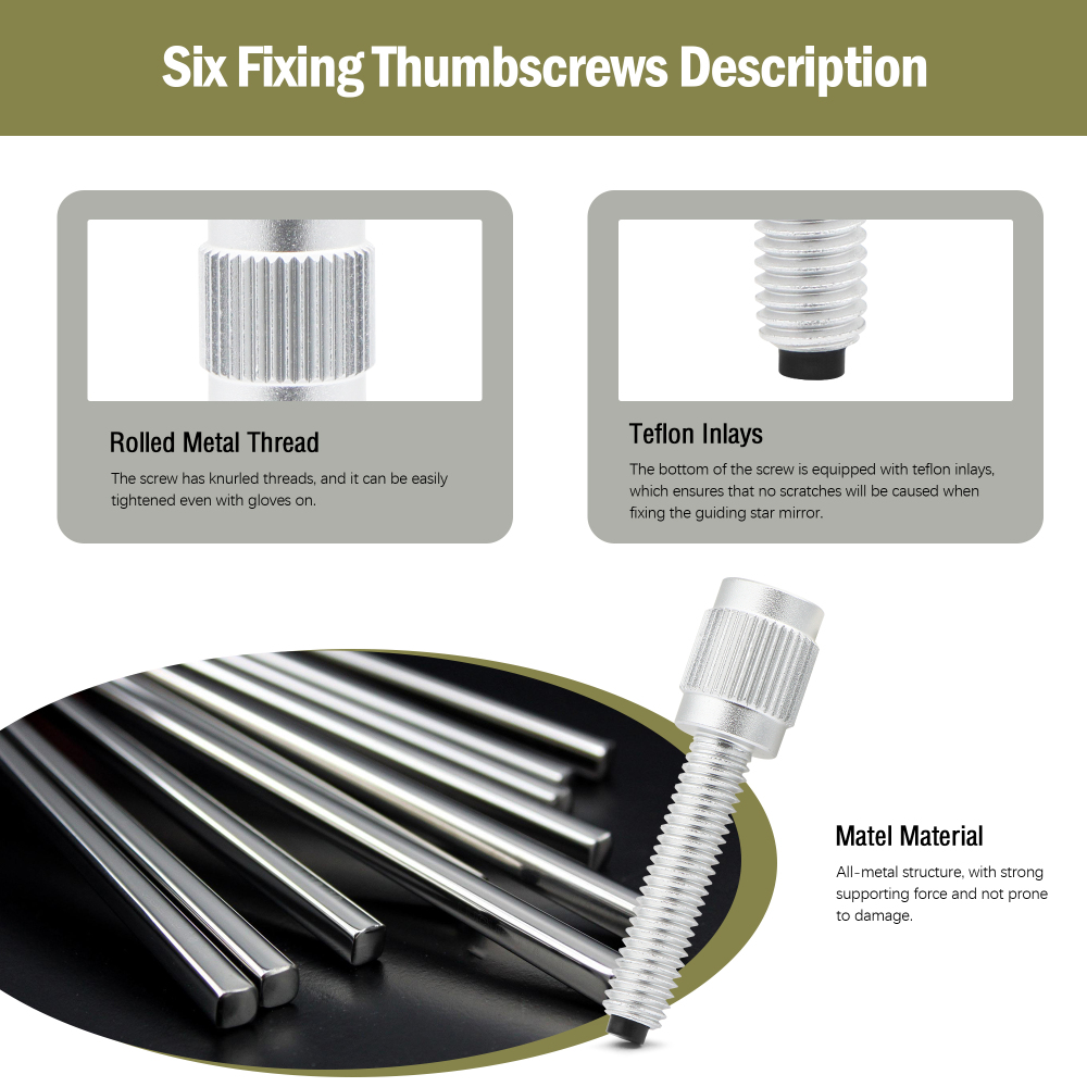Astromania Adjustable Guiding Scope Rings 127 mm inside diameter (pair) - for Telescope Tube diameter or finders 70 to 120mm
