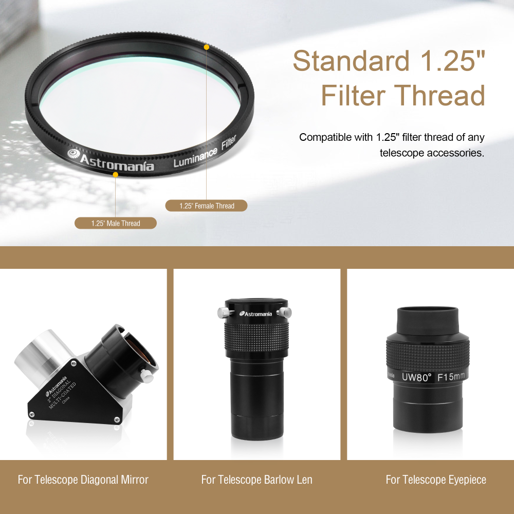 Astromania 2" Luminance Filter