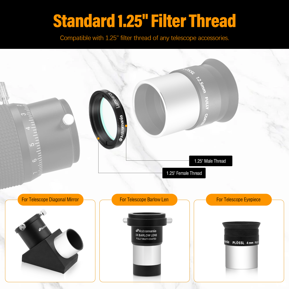 Astromania 1.25" Luminance Filter