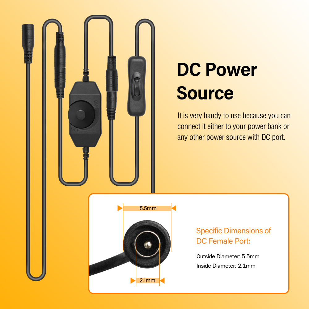 Astromania Dew Heater for Telescope DSLR Camera Lens, 400mm DC Lens Heater Warmer Stepless Temperature Regulator for Universal Cameras and Telescopes Lens Less Than 4.95 inch (125mm) in Outer Diameter