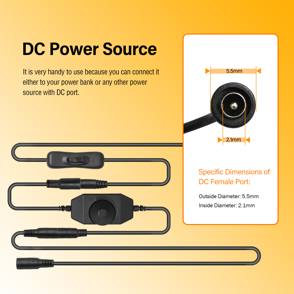 Astromania Dew Heater for Telescope DSLR Camera Lens, 250mm DC Lens Heater Warmer Stepless Temperature Regulator for Universal Cameras and Telescopes Lens Less Than 3.15 Inch (80mm) in Outer Diameter