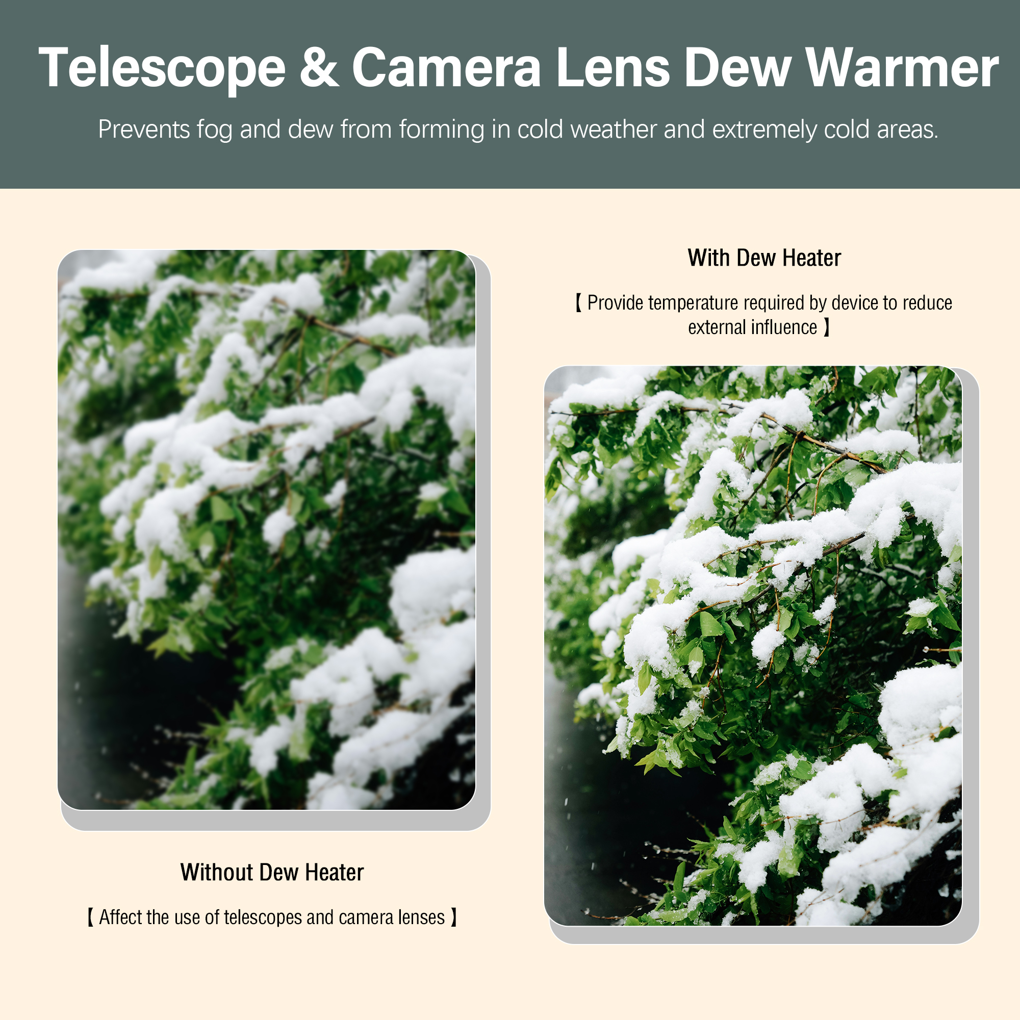 Astromania 25cm USB Lens Heater Warmer Dew Heater Strip - Stepless Temperature Regulator for Universal Camera and Telescopes Lens Less Than 3.15 inch