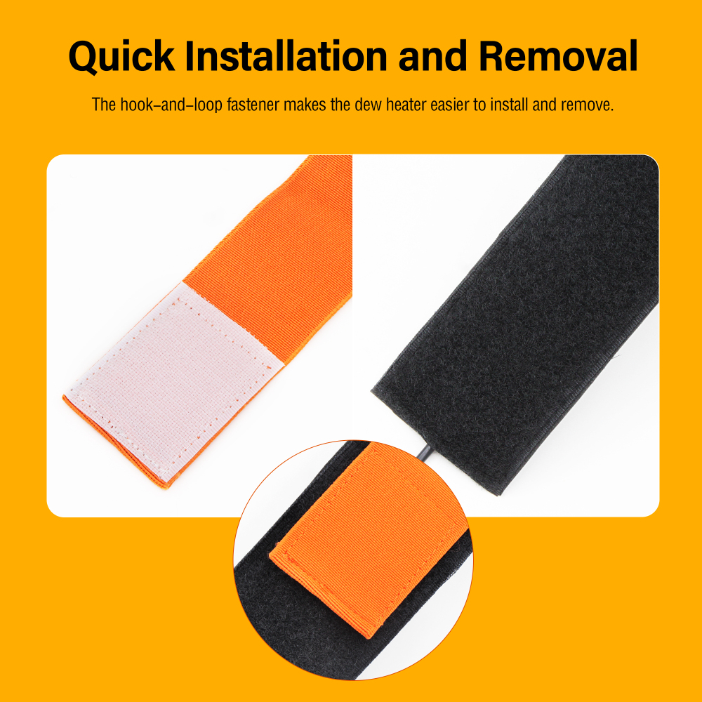 Astromania Dew Heater for Telescope DSLR Camera Lens, 250mm DC Lens Heater Warmer Stepless Temperature Regulator for Universal Cameras and Telescopes Lens Less Than 3.15 Inch (80mm) in Outer Diameter