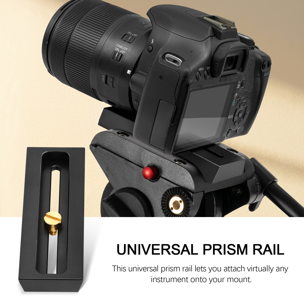 Astromania Short Full Aluminum Prism Rail with Screw - Length 120MM