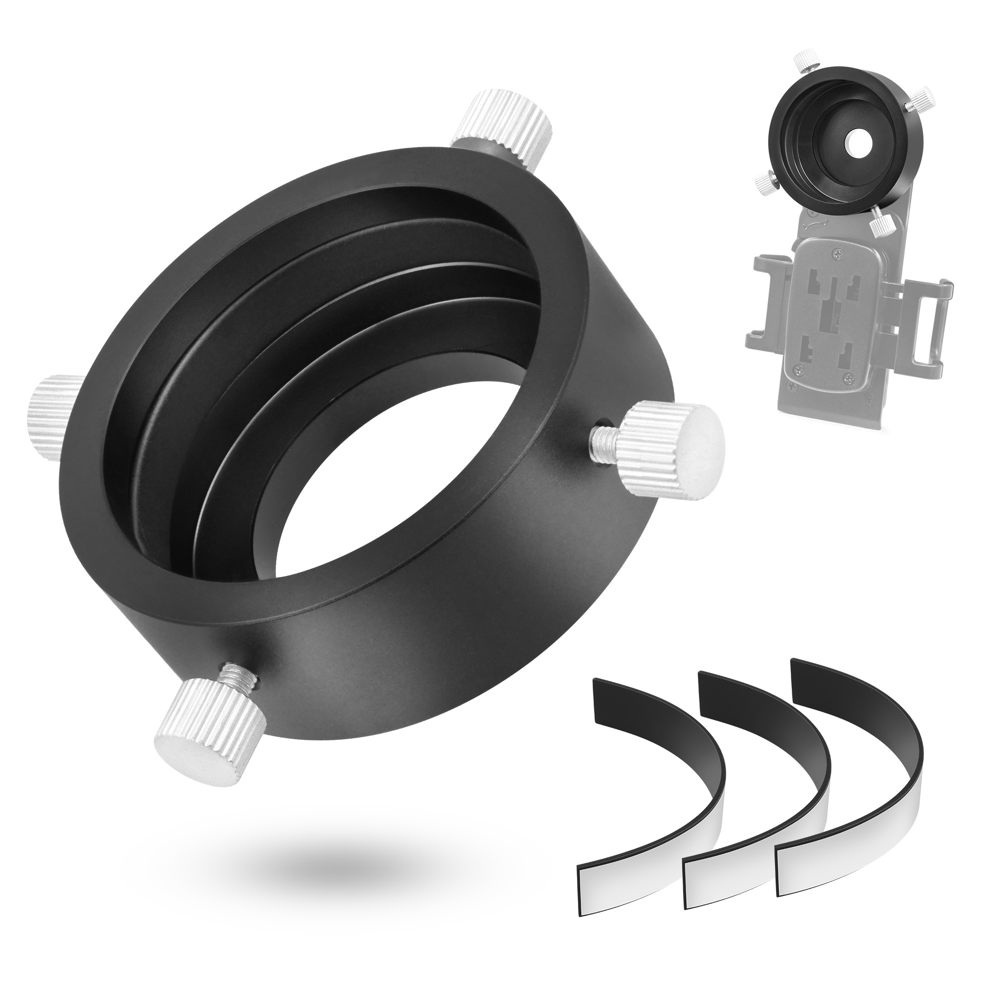 Astromania Universal T2 Camera Photo Adapter for Telescope and Spotting Scope-eyepieces adaptor 36-42mm-attach your camera or smartphone to eyepieces