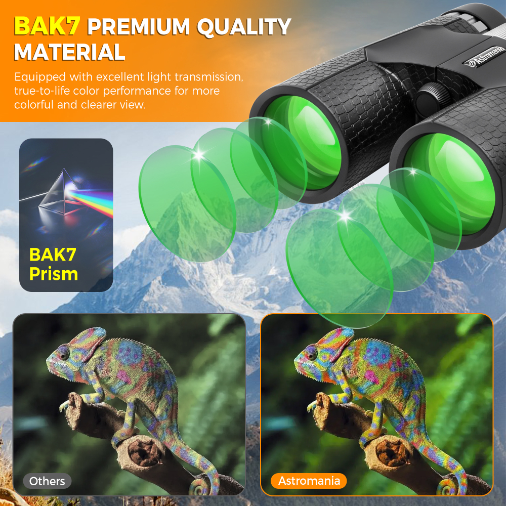 Astromania 8x42 Compact Binoculars -BK7 Prism -Gifts for Adults and Kids, for Bird Watching, Camping and Sport Games, Concerts and Theater