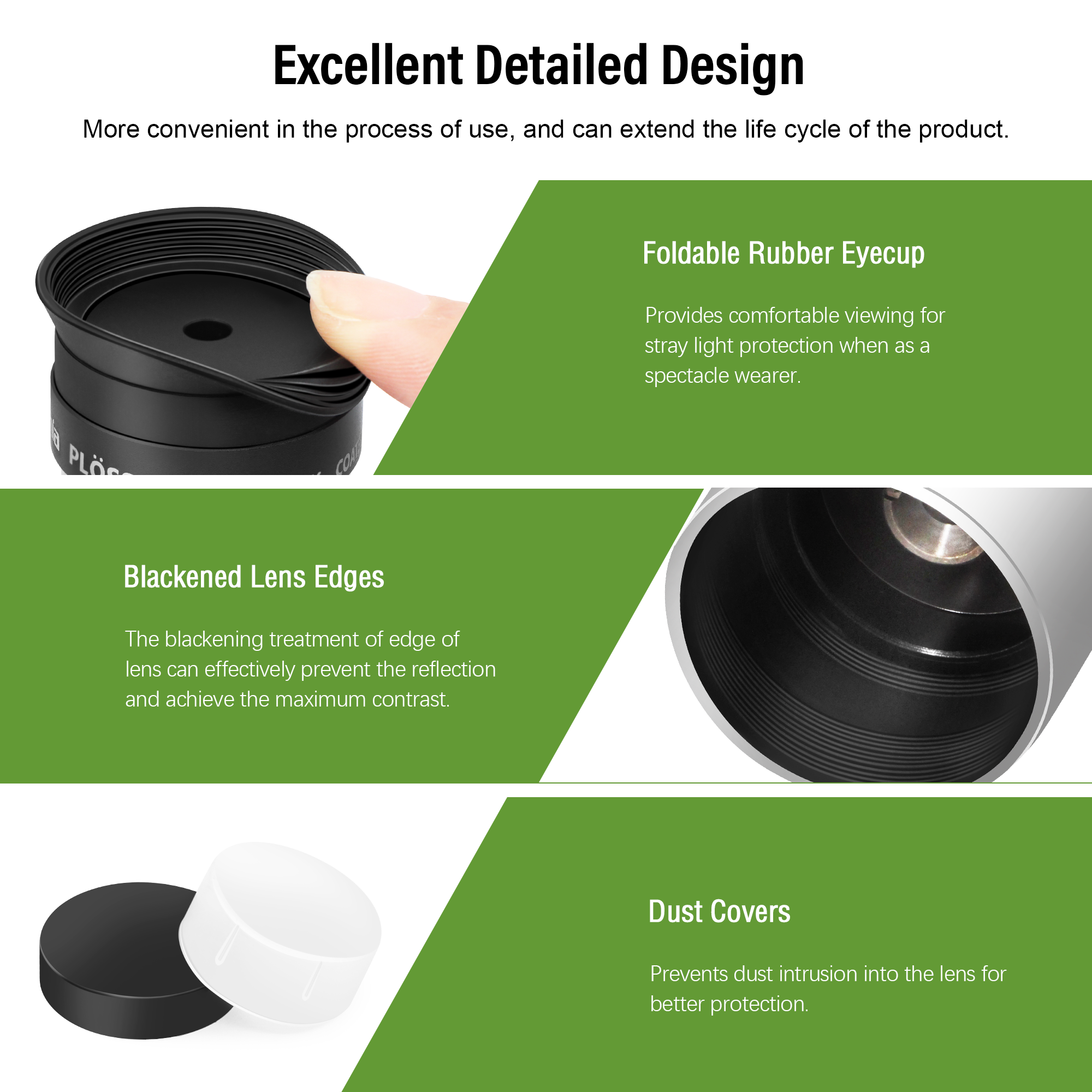 Astromania Telescope Eyepiece 6mm Plossl, 1.25 Inch Telescope Accessory Eyepiece Fully Multi Coated 4-Element Plossl Design, Metal 50 Degree Apparent Field of View for Astronomy Telescopes & Filters