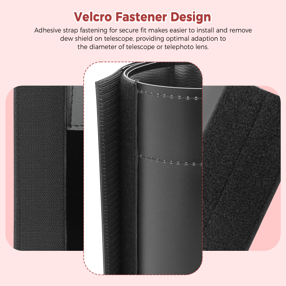 Astromania Flexible Dew Shield for Telescope Front Outer Diameter from 123-142mm diameter-keep dew away and gives you clear observing for entire night