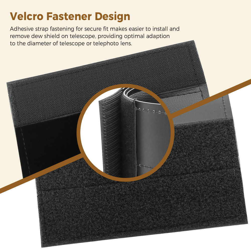 Astromania Flexible Dew Shield for Telescope Front Outer Diameter from 148-167mm diameter-keep dew away and gives you clear observing for entire night