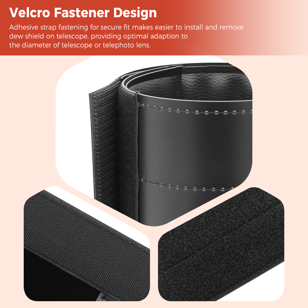 Astromania Flexible Dew Shield for Telescope Front Outer Diameter from 203-221mm diameter-keep dew away and gives you clear observing for entire night