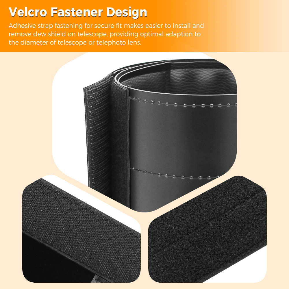 Astromania Flexible Dew Shield for Telescope Front Outer Diameter with 229-249mm diameter-keep dew away and gives you clear observing for entire night