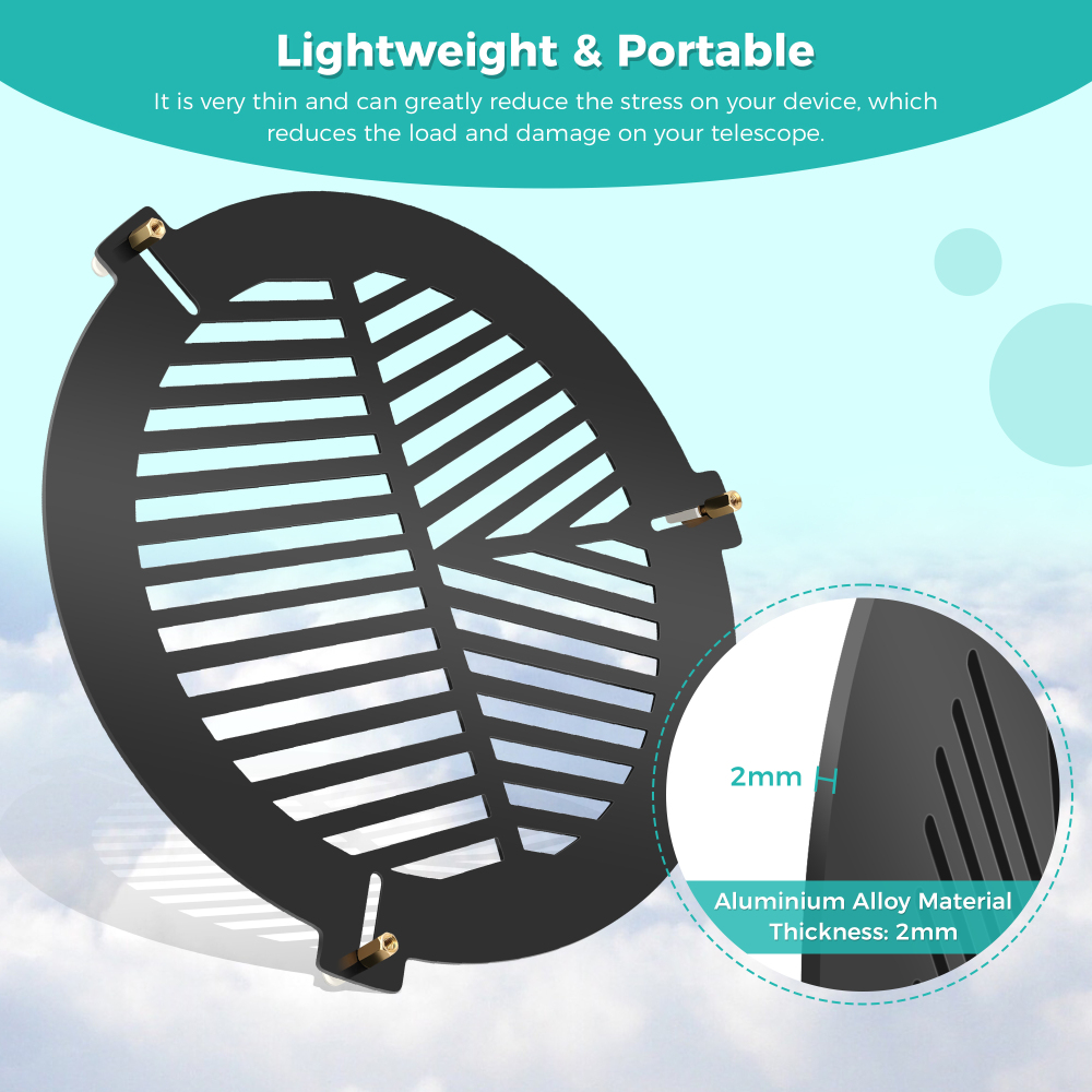 Astromania Bahtinov Mask Focusing Mask for Telescopes - FM270mm for a tube outer diameter (OD) from 290mm-340mm