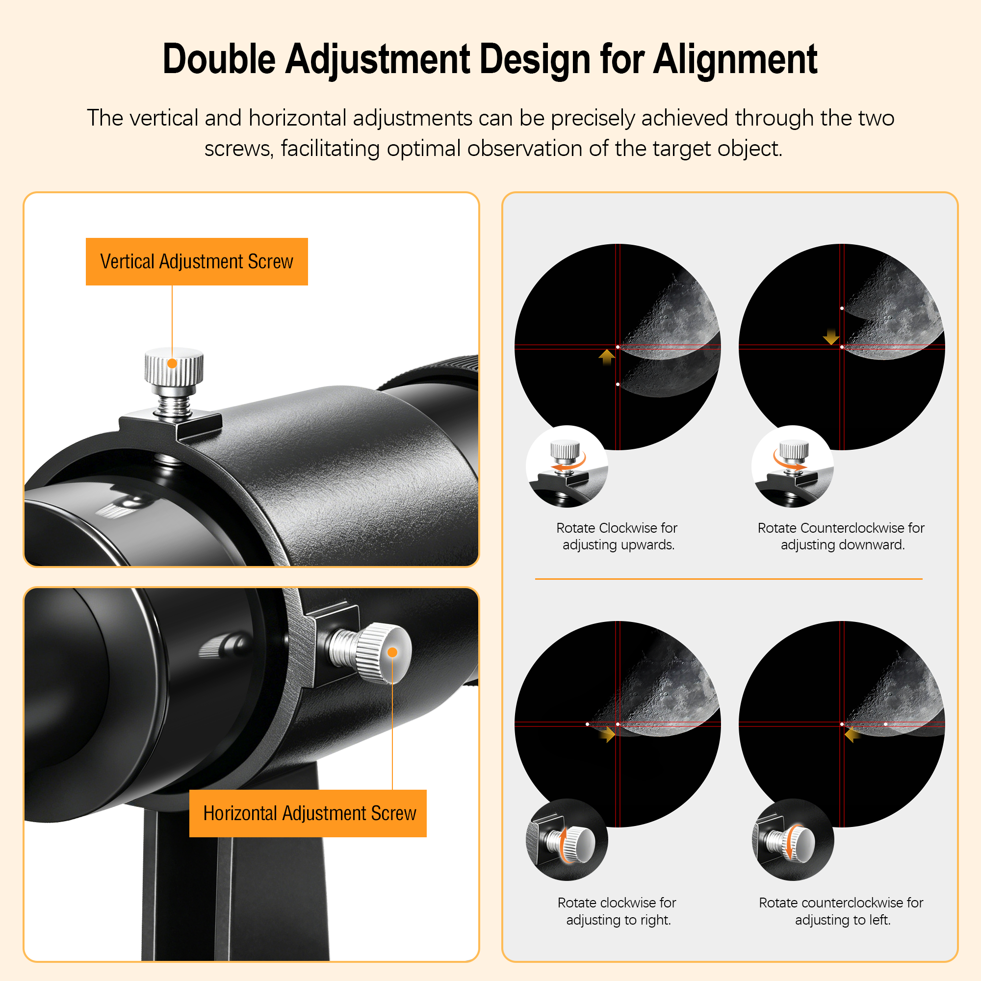 Astromania Illuminated Finder Scope for Telescope, 9x50 Finderscope Straight-Through Not Corrected Image FMC Lens Telescope Finder with Double Crosshair Reticle & Bracket for Astronomical Observation