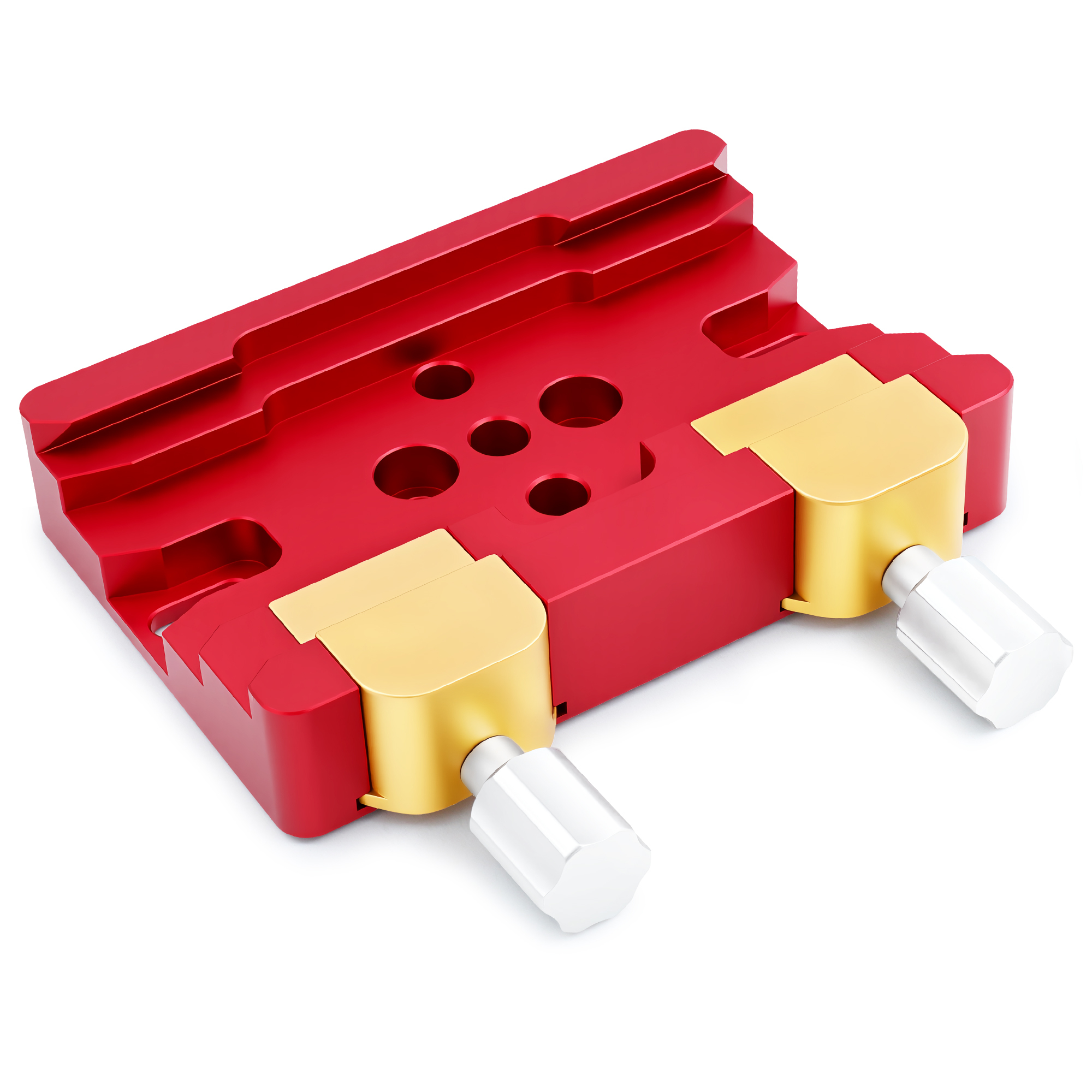 Astromania 150mm Deluxe Vixen/Losmandy Clamp - Solid Aluminium Prism Rail with 2 Aluminium Locking Screws and W/Brass Screws