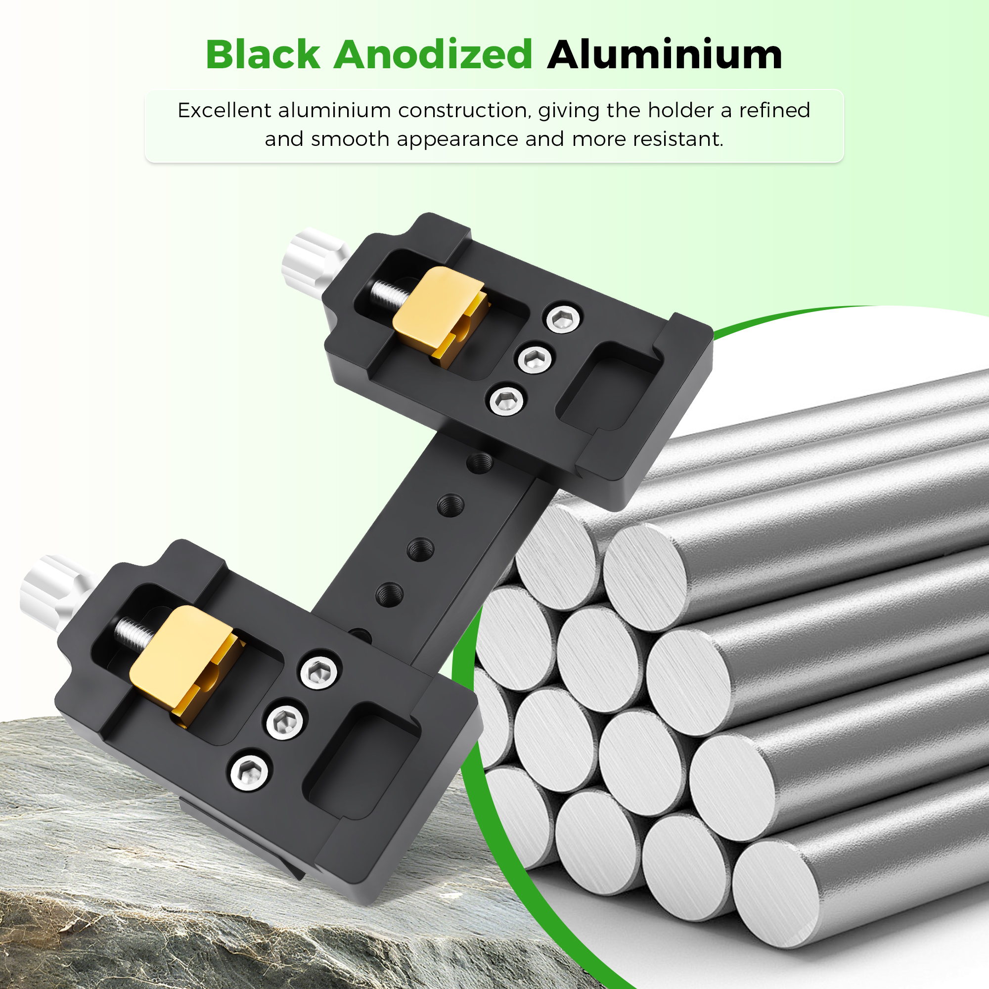 Astromania Narrow-to-Wide Dovetail Adapter Plate - Adaptor Dovetail Clamp from Vixen Level to Losmandy