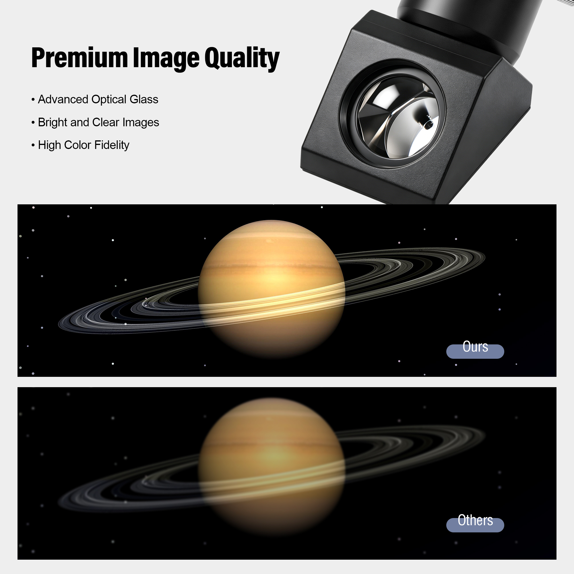 Astromania 1.25 Inch Telescope Diagonal with Amici Erecting Prism - 90° Fully-Coated Star Diagonal for Upright & Clear Astronomical Viewing, Metal/Plastic Construction, Enhanced Optical Transparency