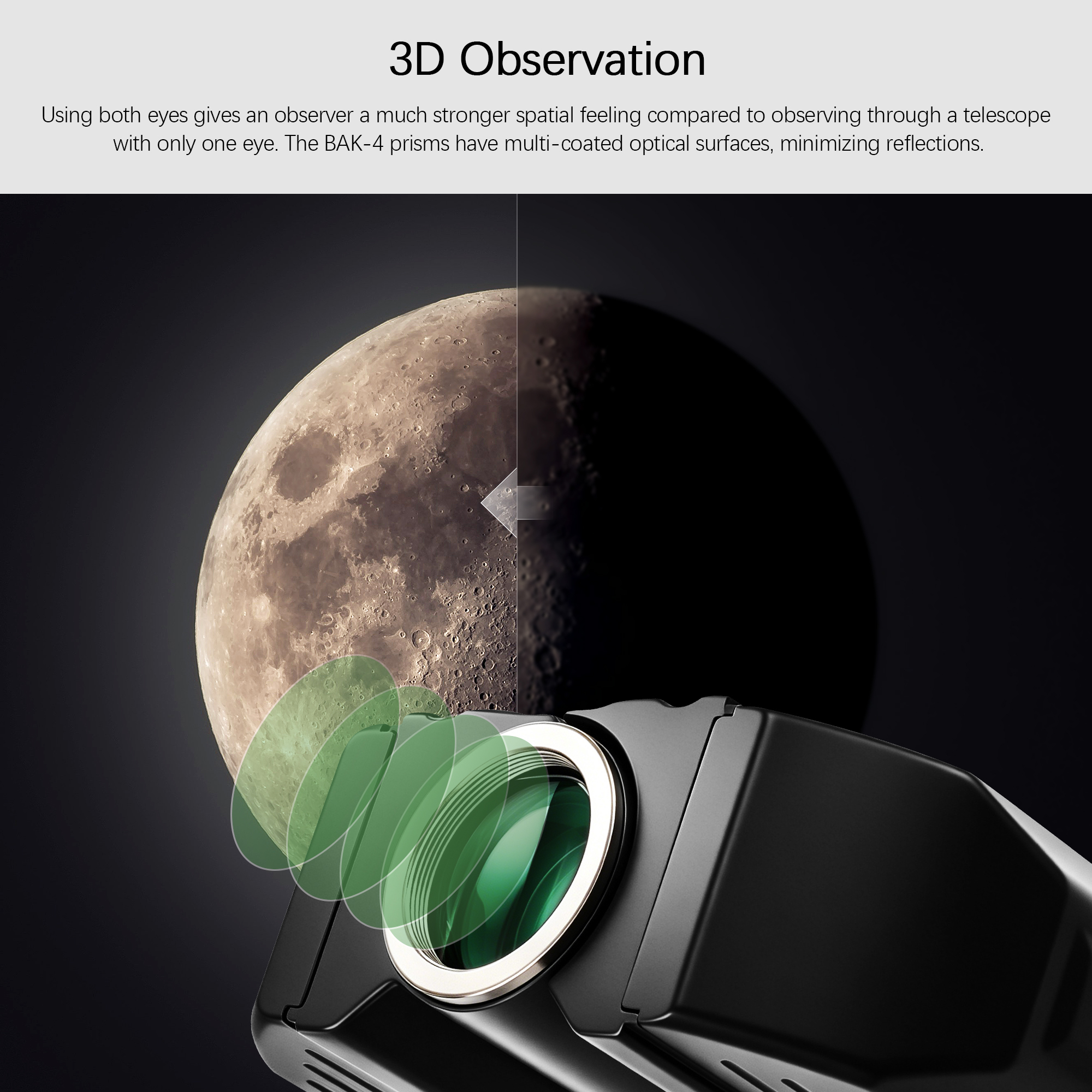 Astromania Stereo Bino Viewer with Two 32mm Plossl Eyepieces-allow you to adapt two eyepieces to your telescope and view with both eyes simultaneously