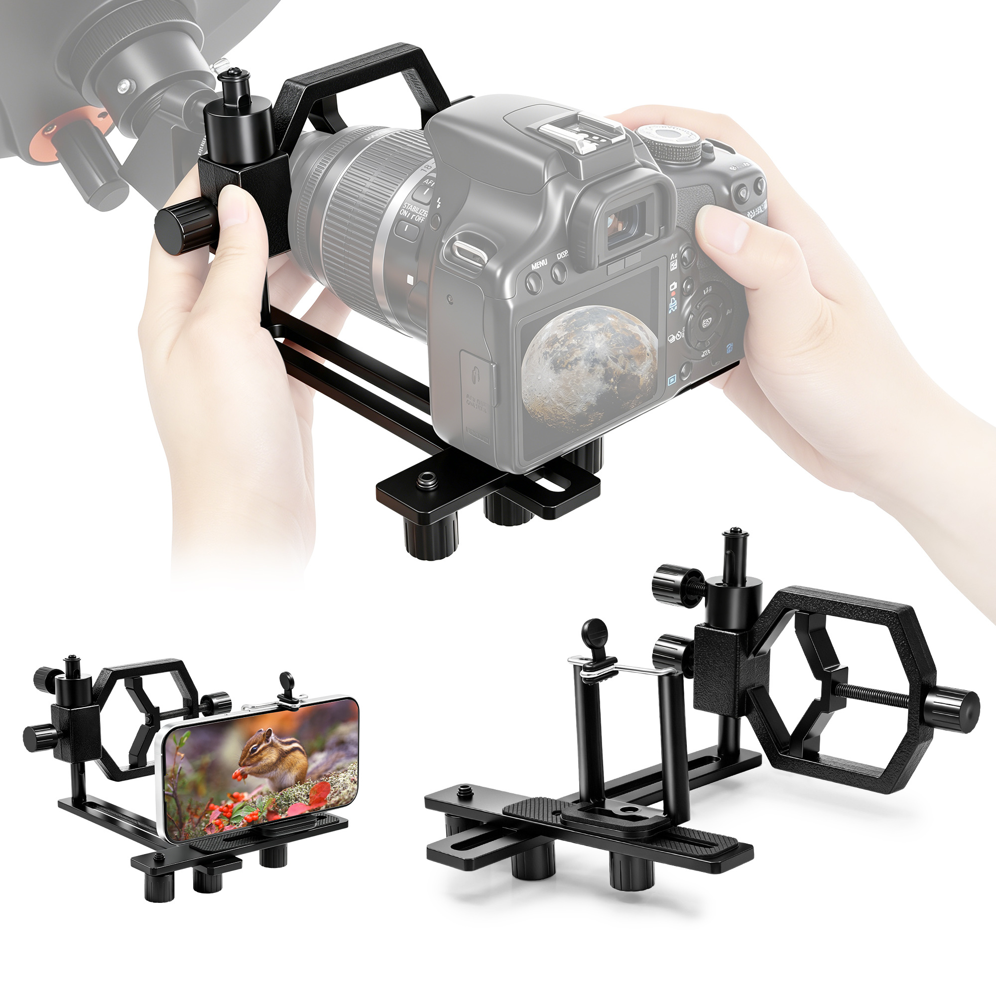 Astromania Universal Deluxe Stand Metal Spotting Scopes Telescope Mounts For Digital Camera