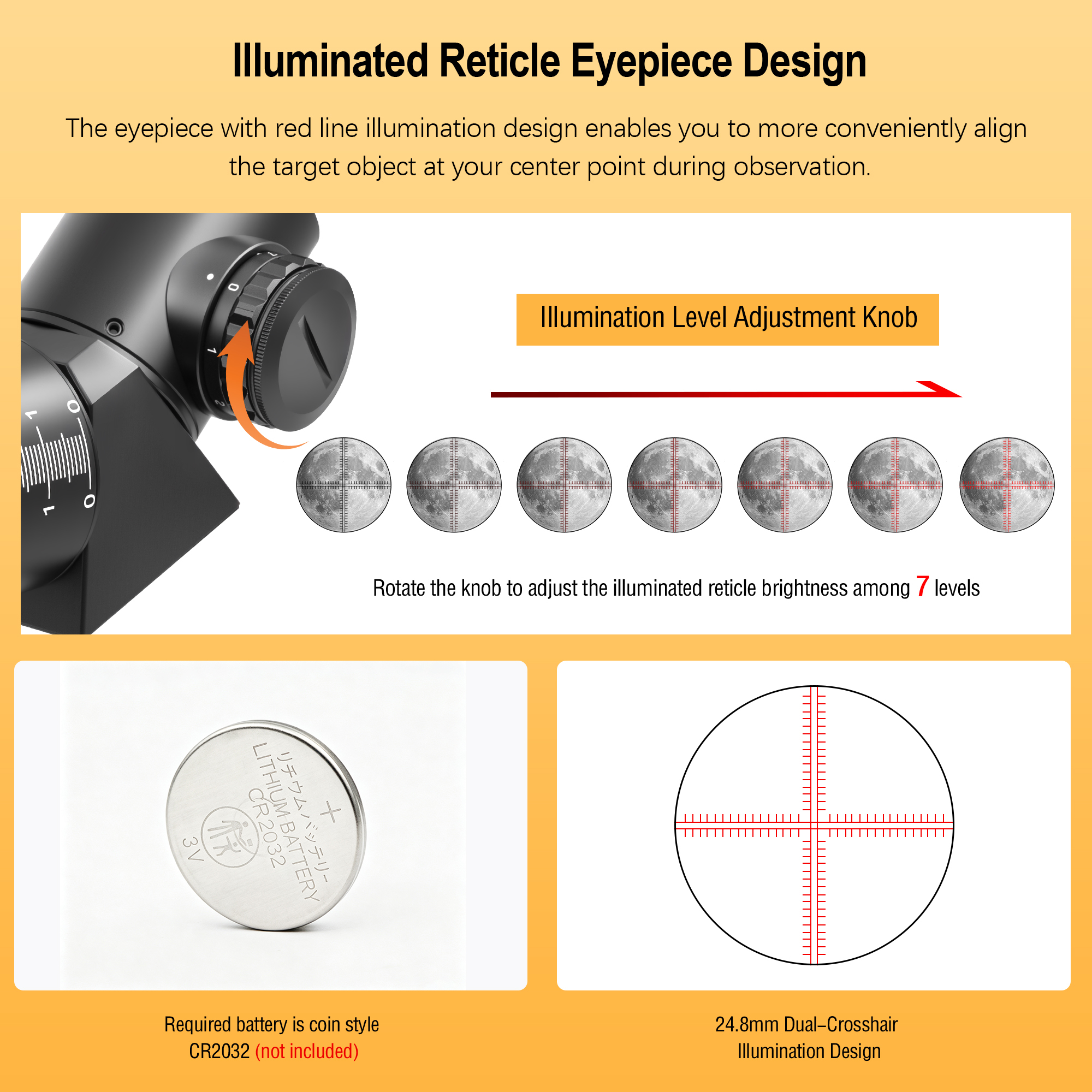 Astromania 10x60 Finder Scope + Guide Scope 45° angled with illuminated reticle eyepiece
