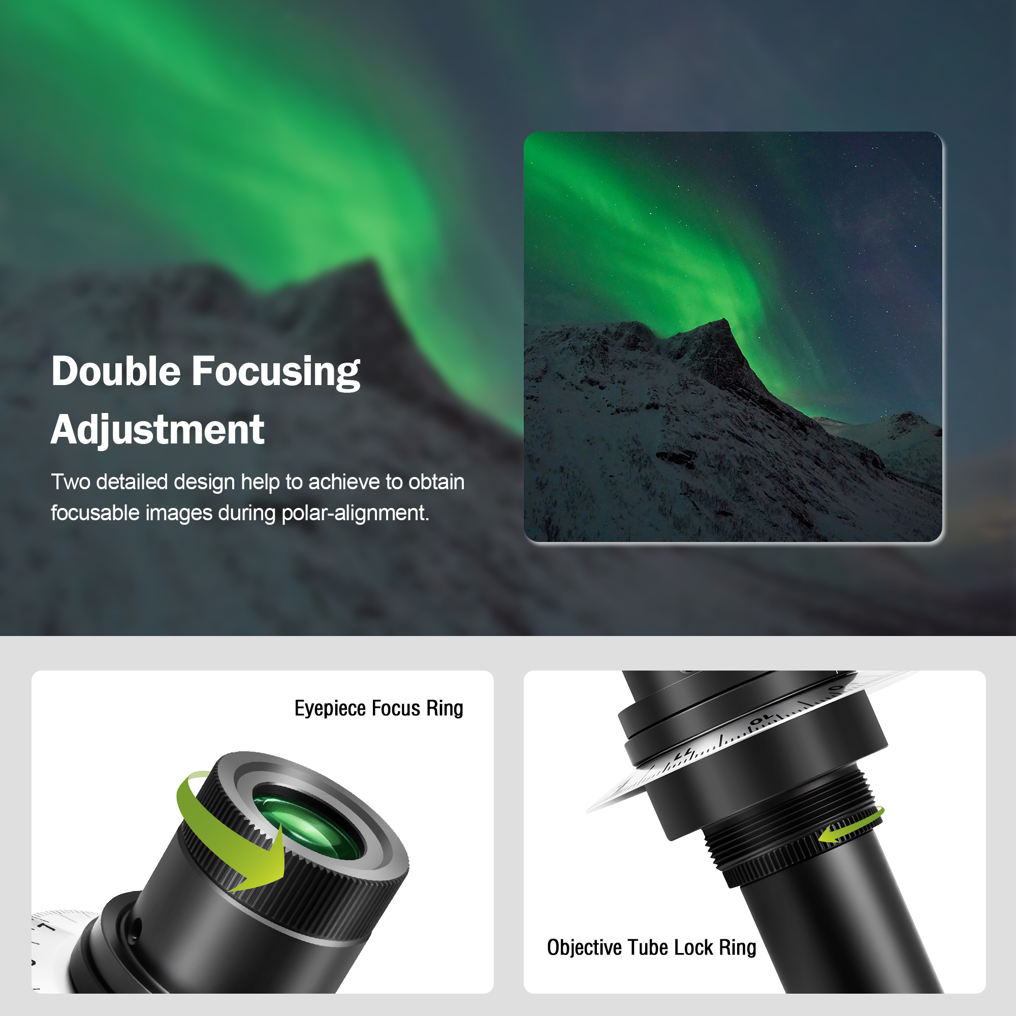 Astromania Polar Alignment Scope for EQ-5, Quickly and Easily Align Your Equatorial Mount with The North Celestial Polar - The Foundations for Successful Astrophotography