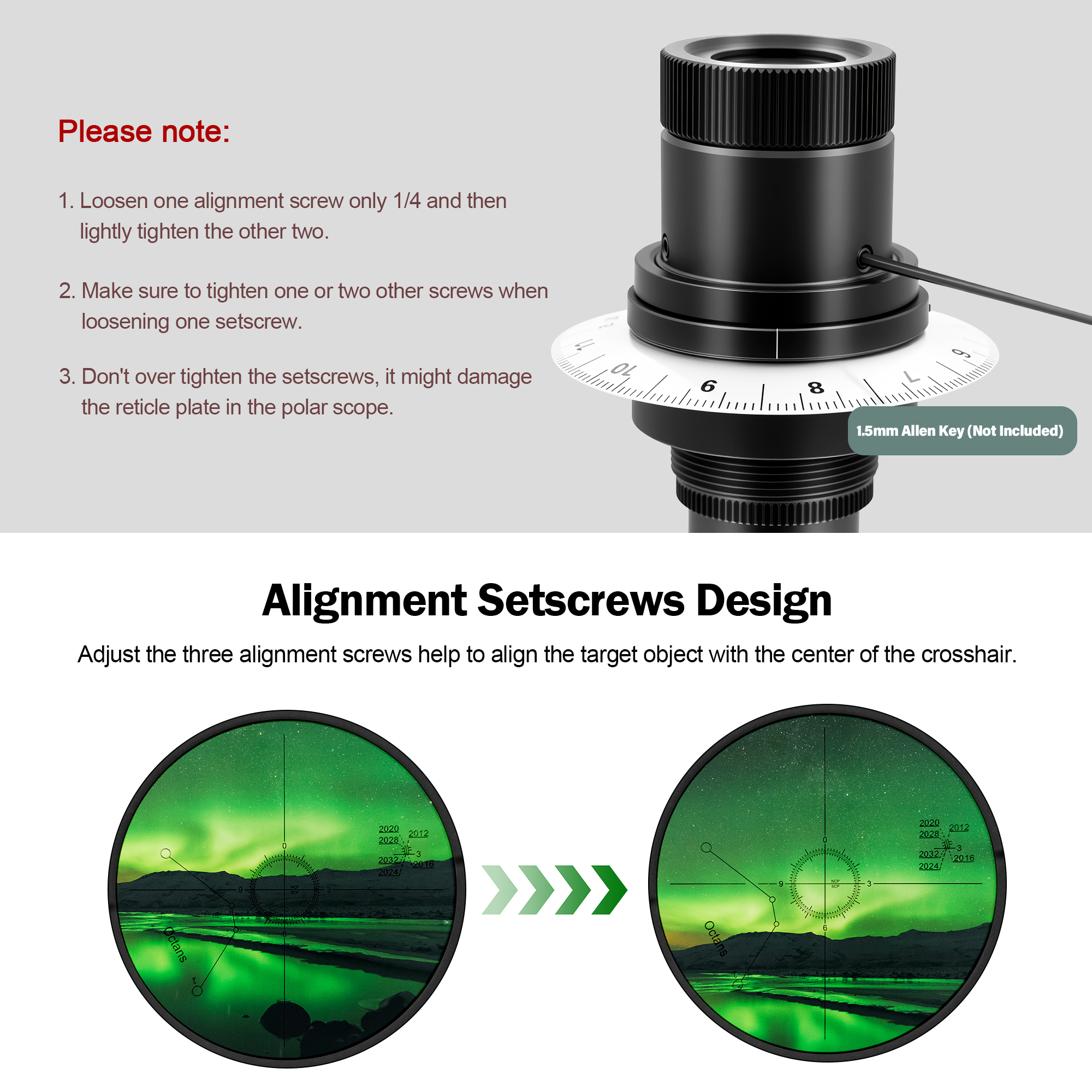 Astromania Polar Alignment Scope for EQ-5, Quickly and Easily Align Your Equatorial Mount with The North Celestial Polar - The Foundations for Successful Astrophotography
